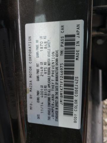 Photo 10 from auction – 2015 MAZDA 3 SPORT with VIN JM1BM1K71F1246975