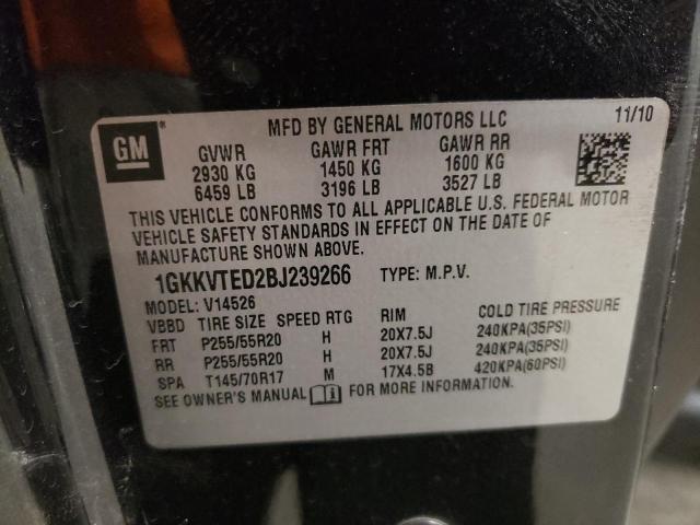 Photo 10 from auction – 2011 GMC ACADIA DEN with VIN 1GKKVTED2BJ239266