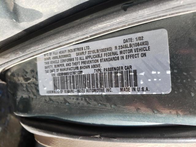 Photo 10 from auction – 2002 SUBARU LEGACY OUT with VIN 4S3BH665127641336