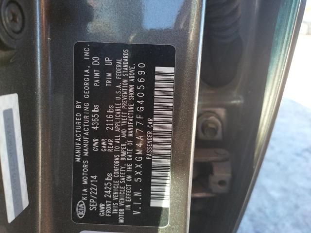 Photo 10 from auction – 2015 KIA OPTIMA LX with VIN 5XXGM4A77FG405690