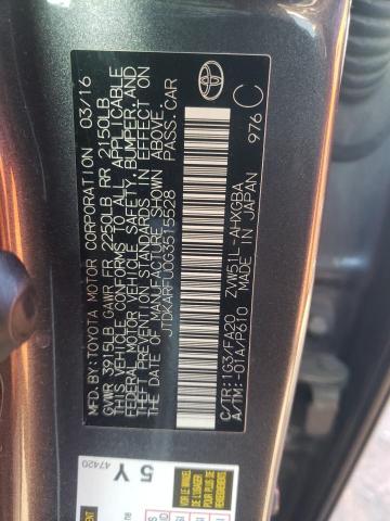 Photo 10 from auction – 2016 TOYOTA PRIUS with VIN JTDKARFU0G3515528