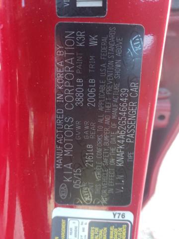 Photo 10 from auction – 2016 KIA FORTE LX with VIN KNAFK4A62G5466439