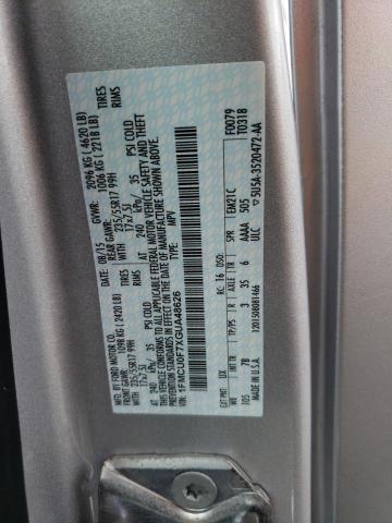 Photo 10 from auction – 2016 FORD ESCAPE with VIN 1FMCU0F7XGUA48626