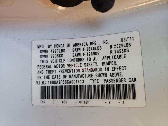 Photo 10 from auction – 2012 ACURA TL with VIN 19UUA9F59CA001413