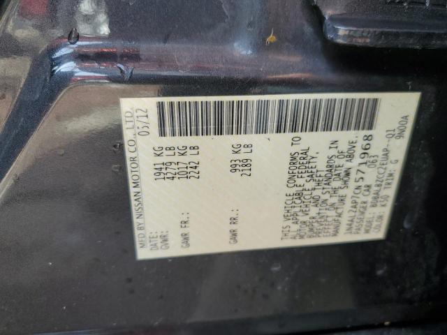 Photo 10 from auction – 2012 NISSAN ALTIMA BAS with VIN 1N4AL2AP7CN571968