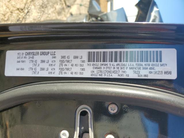 Photo 10 from auction – 2010 DODGE RAM 1500 with VIN 1D7RV1CP2AS145317