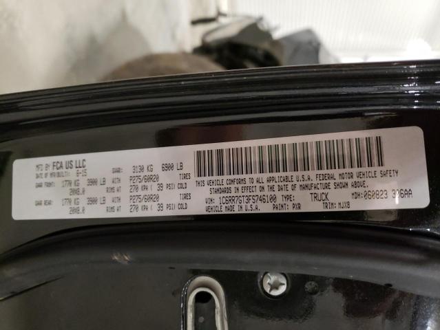 Photo 10 from auction – 2015 RAM 1500 SLT with VIN 1C6RR7GT3FS746100
