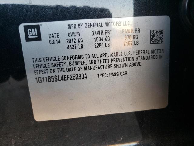 Photo 10 from auction – 2014 CHEVROLET MALIBU LS with VIN 1G11B5SL4EF252804