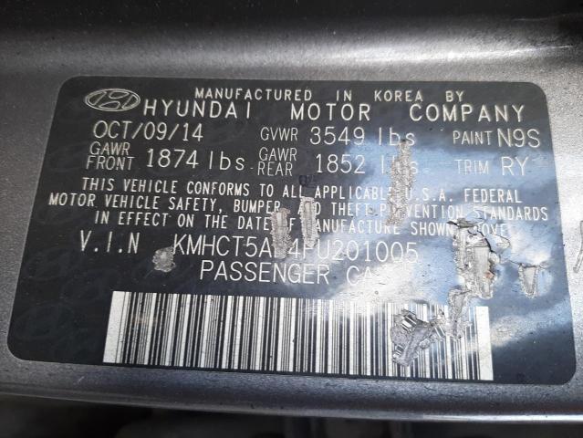 Photo 10 from auction – 2015 HYUNDAI ACCENT GS with VIN KMHCT5AE4FU201005