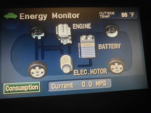 Photo 9 from auction – 2005 TOYOTA PRIUS with VIN JTDKB20U757029253