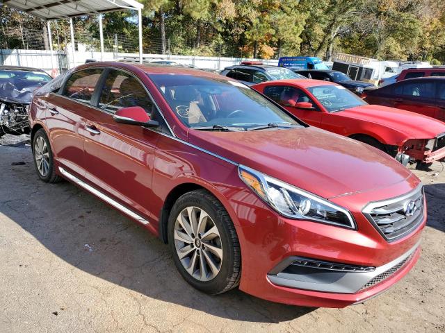 HYUNDAI SONATA SPO 2016 with VIN 5NPE34AF3GH433140 - Photo from auction