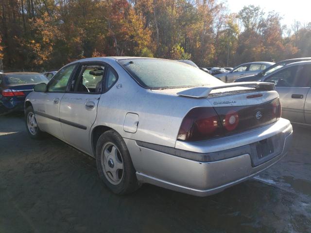 Photo 3 from auction – 2002 CHEVROLET IMPALA LS with VIN 2G1WH55K029199496
