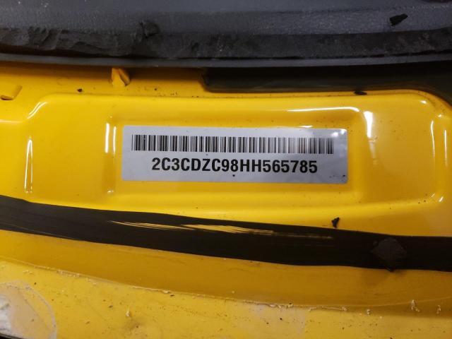 Photo 10 from auction – 2017 DODGE CHALLENGER with VIN 2C3CDZC98HH565785