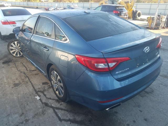 Photo 3 from auction – 2016 HYUNDAI SONATA SPO with VIN 5NPE34AF3GH325407