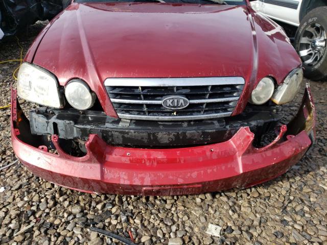 Photo 9 from auction – 2005 KIA OPTIMA LX with VIN KNAGD128X55395274