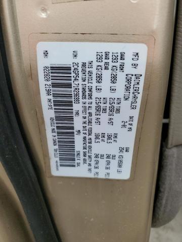 Photo 10 from auction – 2001 CHRYSLER TOWN & COU with VIN 2C4GP54L71R296993