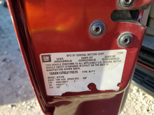 Photo 10 from auction – 2005 GMC YUKON with VIN 1GKEK13T65J176570