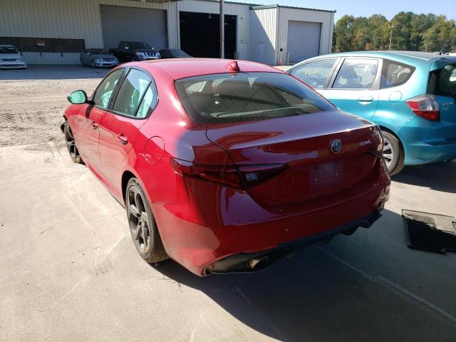 Photo 3 from auction – 2017 ALFA ROMEO GIULIA with VIN ZARFAEBN6H7534559
