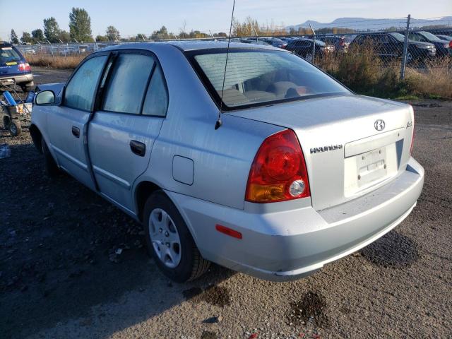 Photo 3 from auction – 2003 HYUNDAI ACCENT GL with VIN KMHCG45C53U494531