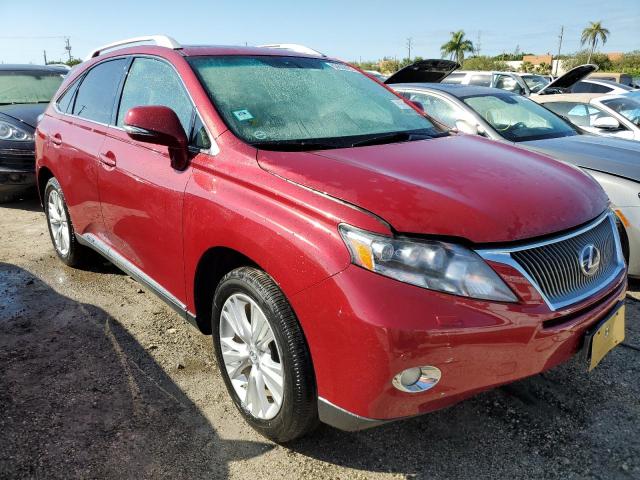 LEXUS RX 450 2010 with VIN JTJBC1BA6A2023054 - Photo from auction
