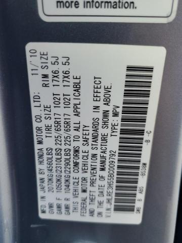 Photo 10 from auction – 2011 HONDA CR-V EX with VIN JHLRE3H55BC009792