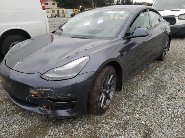 Photo 2 from auction – 2022 TESLA MODEL 3 with VIN 5YJ3E1EB1NF334870