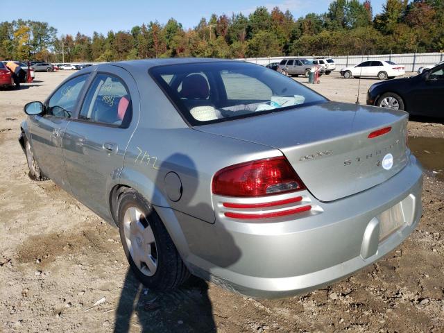 Photo 3 from auction – 2005 DODGE STRATUS SX with VIN 1B3EL46T05N642817
