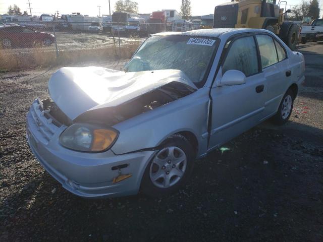 Photo 2 from auction – 2003 HYUNDAI ACCENT GL with VIN KMHCG45C53U494531