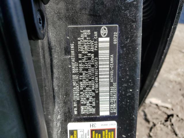 Photo 10 from auction – 2008 TOYOTA CAMRY CE with VIN 4T1BE46K18U745673