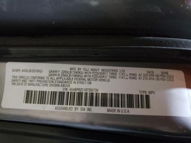 Photo 10 from auction – 2008 SUBARU OUTBACK 2. with VIN 4S4BP62C187355739