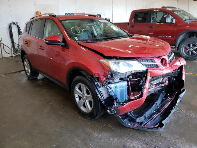 TOYOTA RAV4 XLE 2014 with VIN 2T3RFREV3EW163808 - Photo from auction