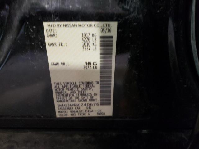 Photo 10 from auction – 2016 NISSAN ALTIMA 2.5 with VIN 1N4AL3AP6GC240676