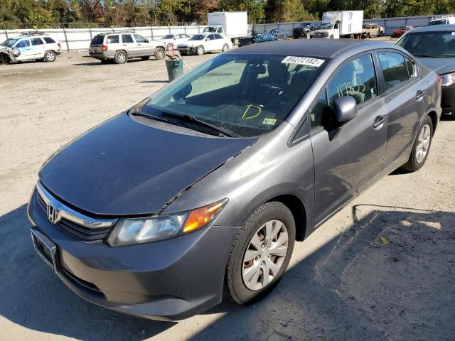 Photo 2 from auction – 2012 HONDA CIVIC with VIN 19XFB2F51CE310382