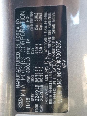 Photo 10 from auction – 2019 KIA SOUL with VIN KNDJN2A29K7007265