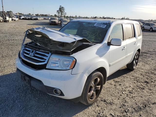 Photo 2 from auction – 2014 HONDA PILOT EXL with VIN 5FNYF3H52EB008080