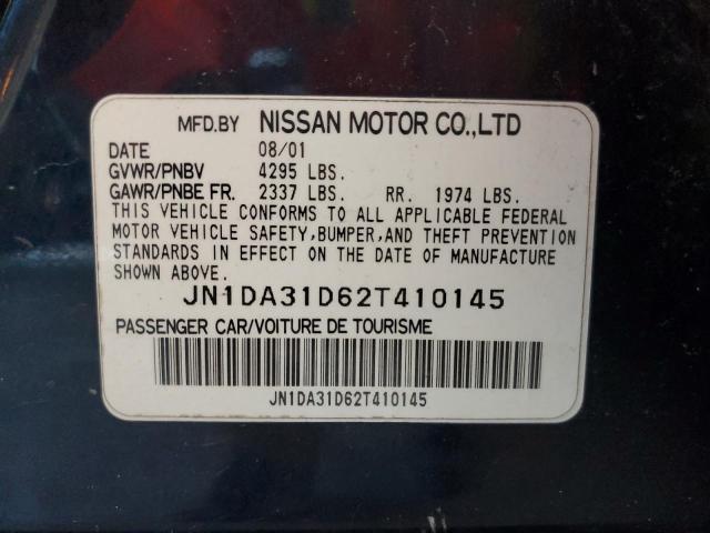 Photo 10 from auction – 2002 NISSAN MAXIMA GLE with VIN JN1DA31D62T410145
