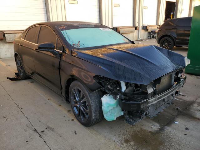 FORD FUSION SE 2018 with VIN 3FA6P0HD8JR202220 - Photo from auction