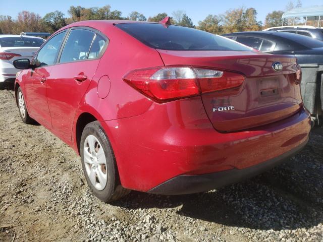 Photo 3 from auction – 2016 KIA FORTE LX with VIN KNAFK4A69G5496473