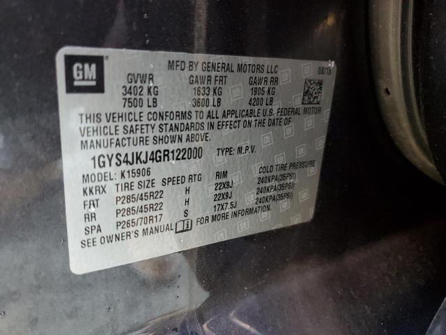 Photo 10 from auction – 2016 CADILLAC ESCALADE E with VIN 1GYS4JKJ4GR122000