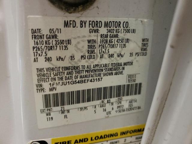 Photo 10 from auction – 2011 FORD EXPEDITION with VIN 1FMJU1G54BEF43157
