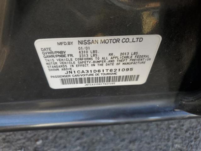 Photo 10 from auction – 2001 NISSAN MAXIMA GXE with VIN JN1CA31D61T621095