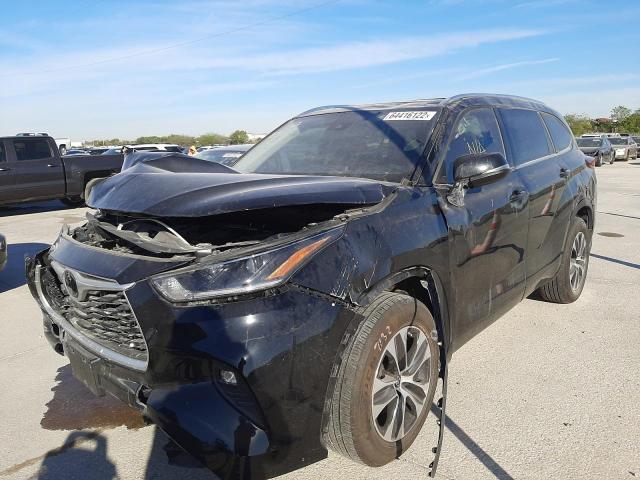 Photo 2 from auction – 2021 TOYOTA HIGHLANDER with VIN 5TDGZRAH6MS040728