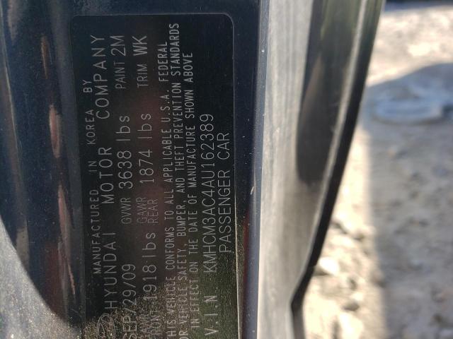 Photo 10 from auction – 2010 HYUNDAI ACCENT BLU with VIN KMHCM3AC4AU162389