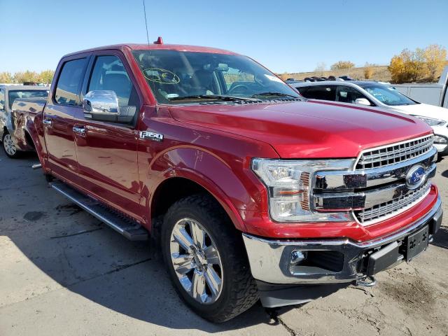 FORD F150 SUPER 2018 with VIN 1FTEW1EG1JKD54907 - Photo from auction