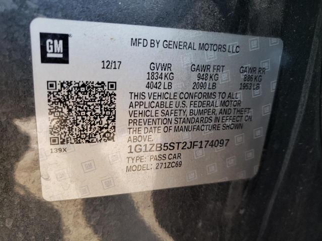 Photo 10 from auction – 2018 CHEVROLET MALIBU LS with VIN 1G1ZB5ST2JF174097