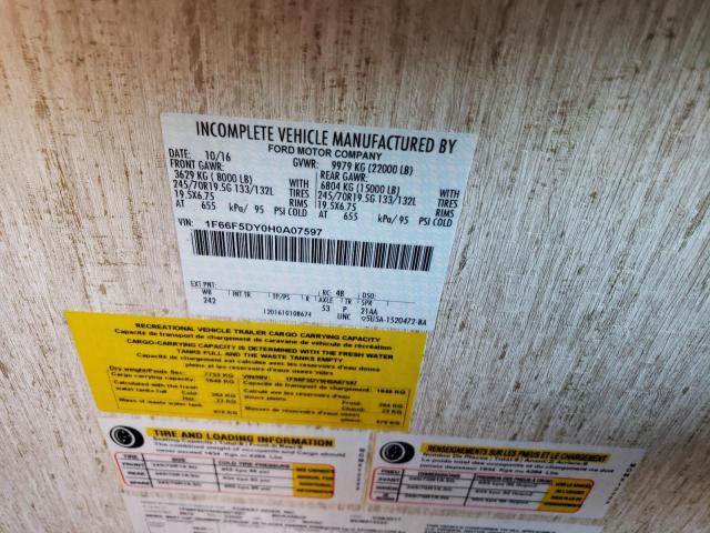 Photo 10 from auction – 2017 FORD F53 with VIN 1F66F5DY0H0A07597