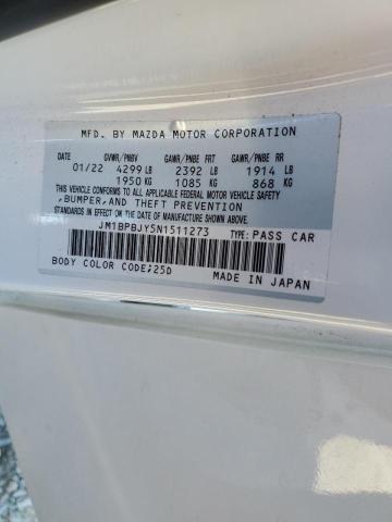 Photo 10 from auction – 2022 MAZDA 3 with VIN JM1BPBJY5N1511273