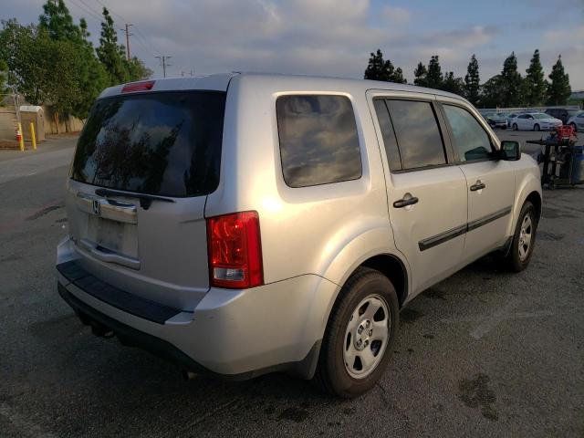Photo 4 from auction – 2013 HONDA PILOT LX with VIN 5FNYF3H22DB033808