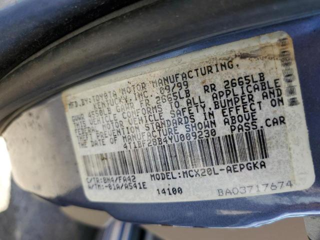 Photo 10 from auction – 2000 TOYOTA AVALON XL with VIN 4T1BF28B4YU009230