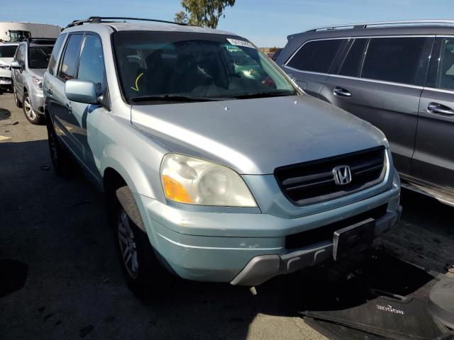 HONDA PILOT EXL 2003 with VIN 2HKYF18653H584161 - Photo from auction